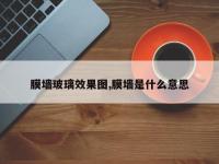 膜墙玻璃效果图,膜墙是什么意思